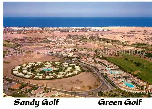 AK / Ansichtskarte Maspalomas Fliegeraufnahme Aptos Sandy Golf Green Golf Maspalomas