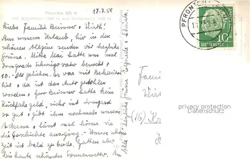 AK / Ansichtskarte Pfronten mit Aggenstein und Breitenberg Pfronten