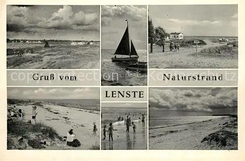 AK / Ansichtskarte Lenste_Holstein Naturstrand  Lenste_Holstein