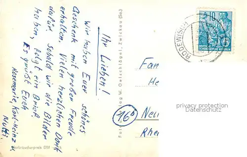 AK / Ansichtskarte Rodewisch Panorama Rathaus Museum Goeltzsch Gondelstation Rodewisch