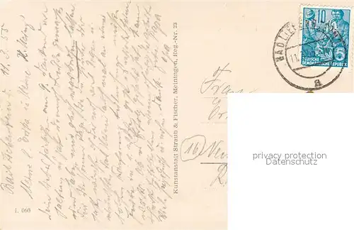 AK / Ansichtskarte Bad_Liebenstein Kurhaus Arkaden Blumenuhr Bad_Liebenstein