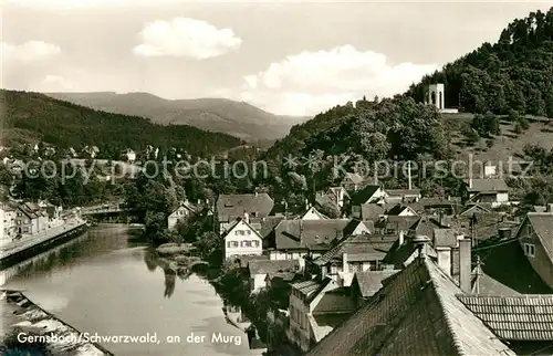 AK / Ansichtskarte Gernsbach Partie an der Murg Gernsbach