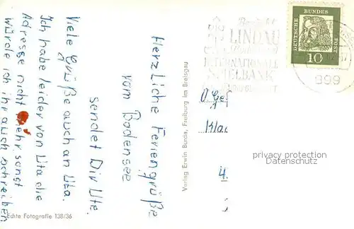 AK / Ansichtskarte Lindau_Bodensee Hauptstrasse Lindau Bodensee