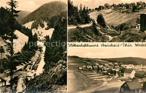 AK / Ansichtskarte Steinheid Panorama Teilansichten Steinheid