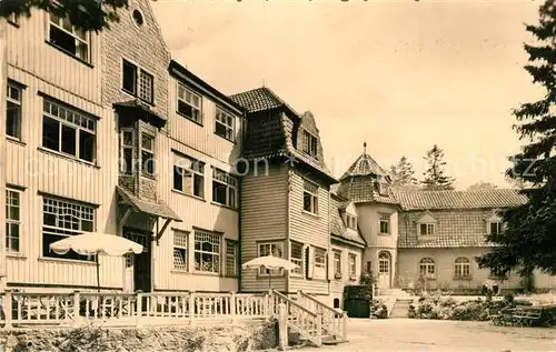 AK / Ansichtskarte Friedrichsbrunn_Harz Sanatorium Dr Strokorb Friedrichsbrunn Harz