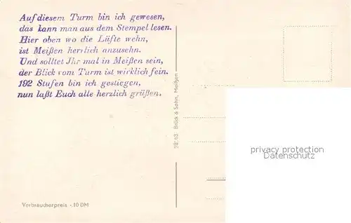 AK / Ansichtskarte Meissen_Elbe_Sachsen Frauenkirche Porzellanglockenspiel Meissen_Elbe_Sachsen