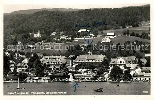 AK / Ansichtskarte Velden_Woerthersee Moesslacherstrand Velden Woerthersee