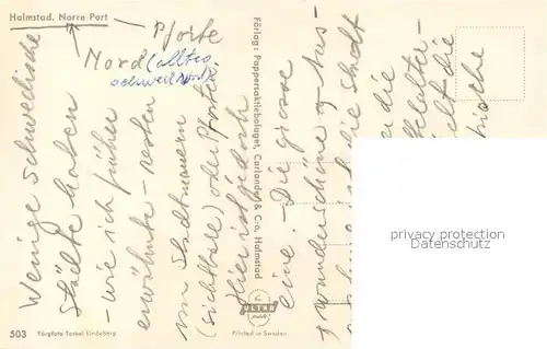 AK / Ansichtskarte Halmstad Norre Port Halmstad