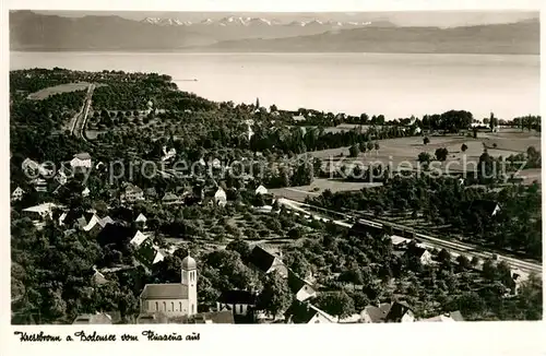 AK / Ansichtskarte Kressbronn_Bodensee Fliegeraufnahme Kressbronn Bodensee