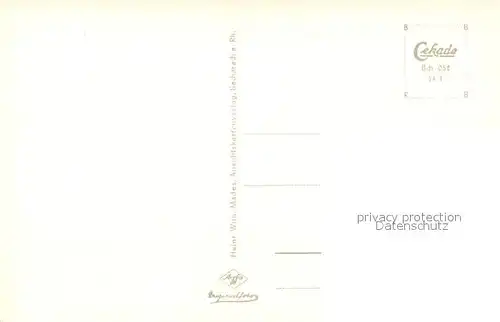 AK / Ansichtskarte Bacharach_Rhein Jugendburg Stahleck Bacharach Rhein