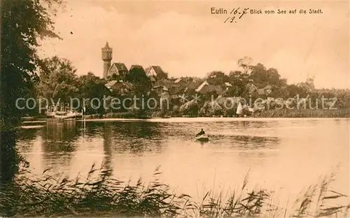 AK / Ansichtskarte Eutin Stadtpanorama See Eutin