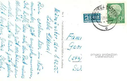 AK / Ansichtskarte Neumuenster_Schleswig Holstein Anscharkirche Neumuenster