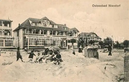 AK / Ansichtskarte Niendorf_Ostseebad Strand Niendorf_Ostseebad