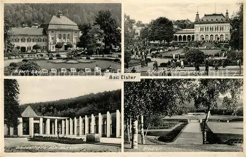 AK / Ansichtskarte Bad_Elster Albert Bad Konzert Kurhaus Wandelhalle Stadion Bad_Elster