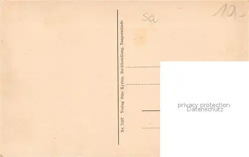 AK / Ansichtskarte Tangermuende Hafenpartie Kirche Tangermuende