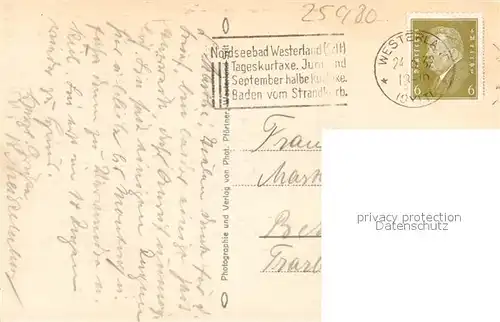 AK / Ansichtskarte Westerland_Sylt Kurhaus Westerland_Sylt