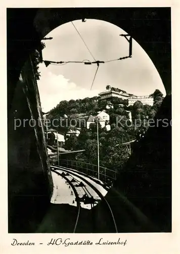 AK / Ansichtskarte Dresden Gaststaette Luisenhof Dresden