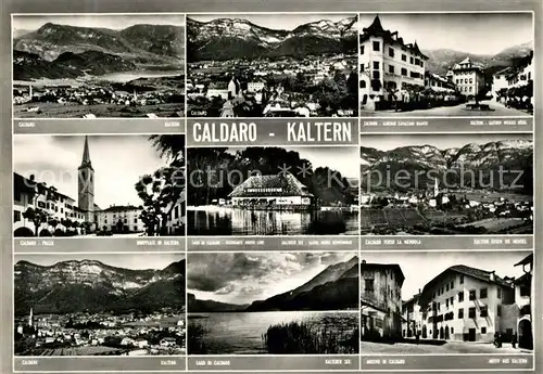 AK / Ansichtskarte Kaltern_Weinstrasse_Tirol Gasthaus Neues Schwimmbad La Mendola Kaltern_Weinstrasse_Tirol