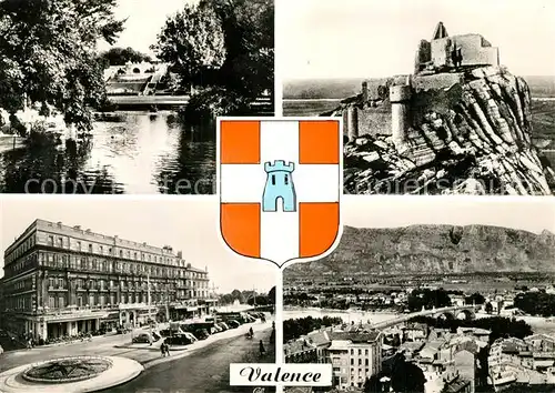 AK / Ansichtskarte Valence_Drome Parc Jouvet Ruines de Crussol Valence_Drome