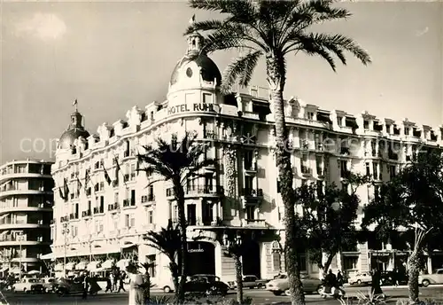 AK / Ansichtskarte Nice_Alpes_Maritimes Hotel Ruhl Nice_Alpes_Maritimes