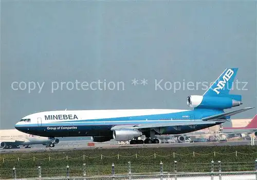 AK / Ansichtskarte Flugzeuge_Zivil NMB Air Minebea DC10 30F N10MB c n 47907 157 Flugzeuge Zivil