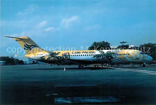 AK / Ansichtskarte Flugzeuge_Zivil Cebu Pacific Air DC 9 32 RP C1535 c n 47266 352 Flugzeuge Zivil