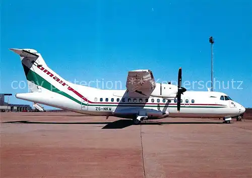 AK / Ansichtskarte Flugzeuge_Zivil Comair ATR 42 320 ZS NKW c n 340 Flugzeuge Zivil