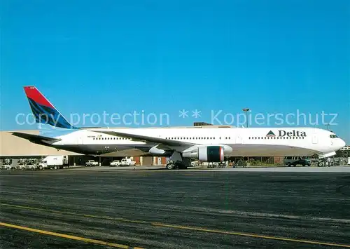 AK / Ansichtskarte Flugzeuge_Zivil Delta Airlines B 767 432 ER N829MH c n 29700 Flugzeuge Zivil