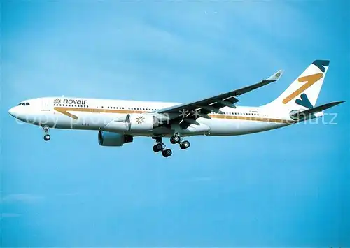AK / Ansichtskarte Flugzeuge_Zivil Novair A330 223 F WWYN c n 353 Flugzeuge Zivil