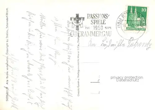 AK / Ansichtskarte Oberammergau  Oberammergau