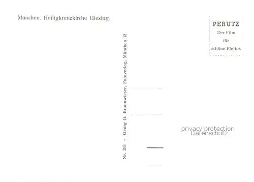 AK / Ansichtskarte Muenchen Heiligkruzkirche Giesing Muenchen