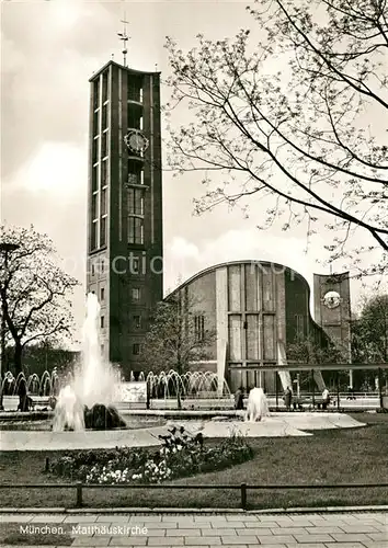 AK / Ansichtskarte Muenchen Matthaeuskirche Muenchen