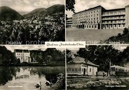 AK / Ansichtskarte Friedrichroda Ferienheim Thueringer Wald Bahn Reinhardsbrunn Friedrichroda