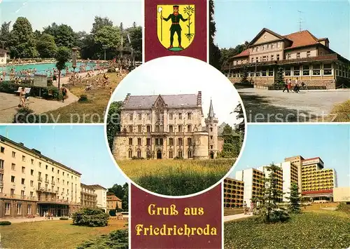AK / Ansichtskarte Friedrichroda Schloss Reinhardsbrunn Parkhotel Erholungsheim Walter Ulbricht Friedrichroda