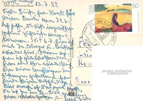 AK / Ansichtskarte Bad_Alexandersbad Fliegeraufnahme Bad_Alexandersbad