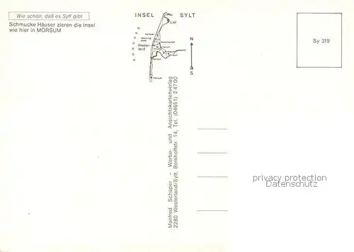 AK / Ansichtskarte Morsum_Sylt  Morsum Sylt