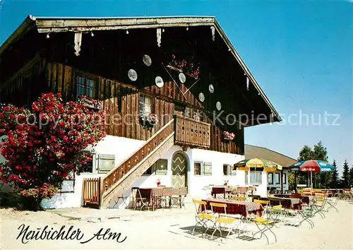 AK / Ansichtskarte Hoegl_Piding Berggaststaette Neubichleralm Hoegl Piding