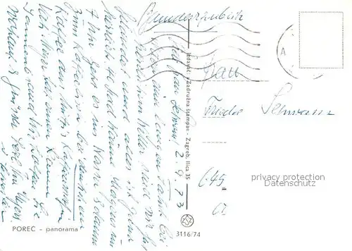 AK / Ansichtskarte Porec  Porec