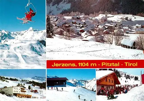 AK / Ansichtskarte Jerzens Skigebiet Sessellift Jerzens
