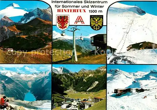 AK / Ansichtskarte Hintertux_Zillertal Skizentrum  Hintertux_Zillertal