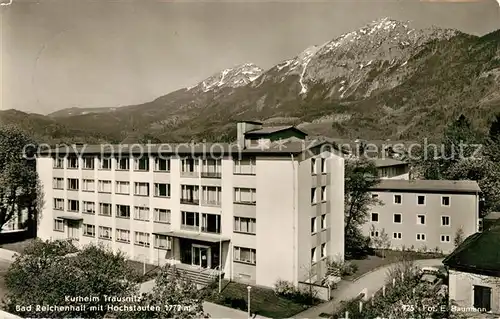 AK / Ansichtskarte Bad_Reichenhall Kurheim Trausnitz mit Hochstaufen Chiemgauer Alpen Bad_Reichenhall