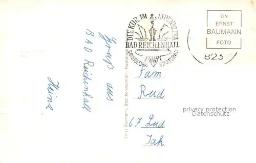 AK / Ansichtskarte Bad_Reichenhall Kurheim Trausnitz mit Hochstaufen Chiemgauer Alpen Bad_Reichenhall