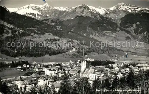 AK / Ansichtskarte Bad_Hofgastein Gesamtansicht mit Alpenpanorama Hundskopf Karwendelgebirge Bad_Hofgastein