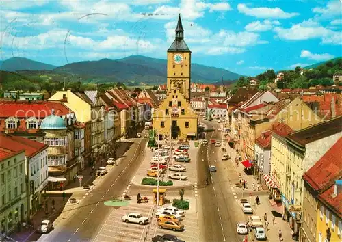 AK / Ansichtskarte Deggendorf_Donau Stadtplatz Deggendorf Donau