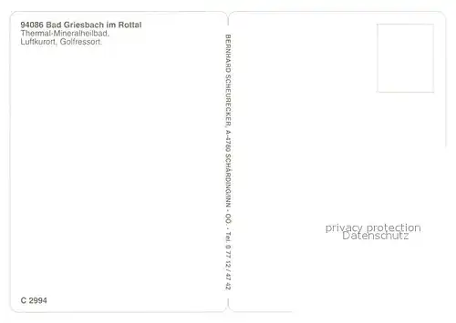 AK / Ansichtskarte Bad_Griesbach_Rottal Thermalbad Brunnen Bad_Griesbach_Rottal