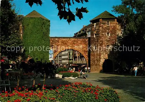 AK / Ansichtskarte Muenchen Sendlinger Tor Stadtmauer Huber Karte Nr 8973 Muenchen