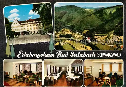 AK / Ansichtskarte Bad_Sulzbach Erholungsheim Muentner Schumann Heim Fliegeraufnahme Bad_Sulzbach