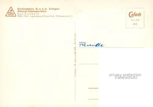 AK / Ansichtskarte Bad_Sulzbach Erholungsheim Muentner Schumann Heim Fliegeraufnahme Bad_Sulzbach