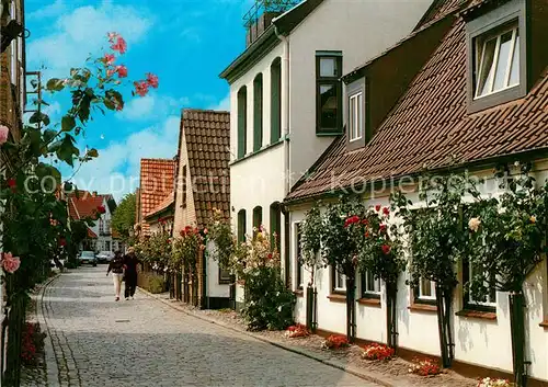 AK / Ansichtskarte Schleswig_Holstein Suederholmstrasse alte Fischersiedlung Schleswig_Holstein