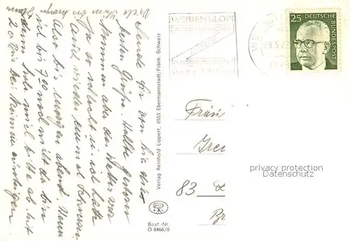 AK / Ansichtskarte Weiden_Oberpfalz Unteres Tor Oberer Markt Rathaus Fernsehturm Freibad Hallenbad Gymnasium Max Reger Anlage Weiden Oberpfalz